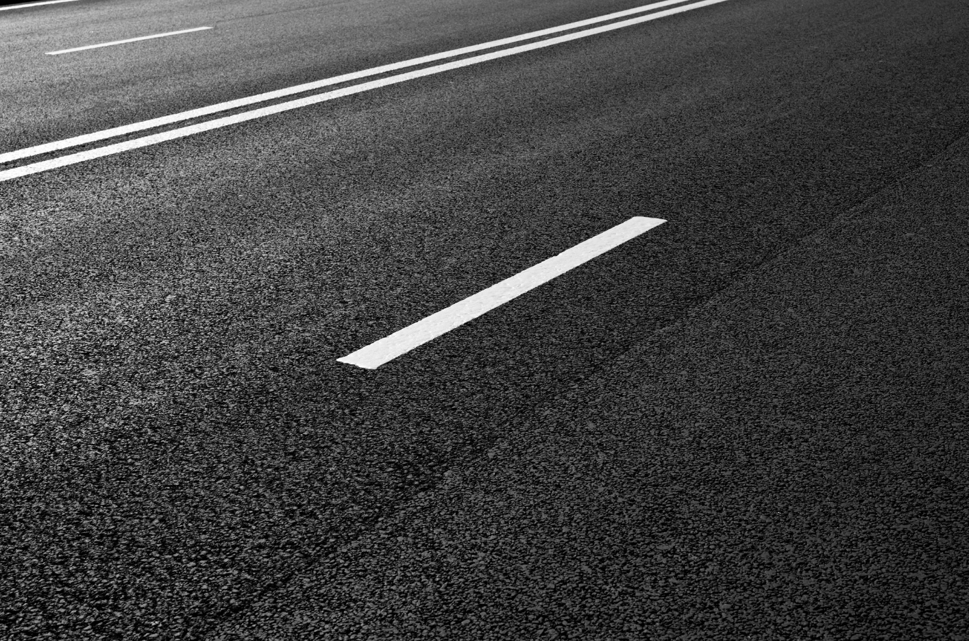 Prismo Duraflect White hot applied thermoplastic line marking