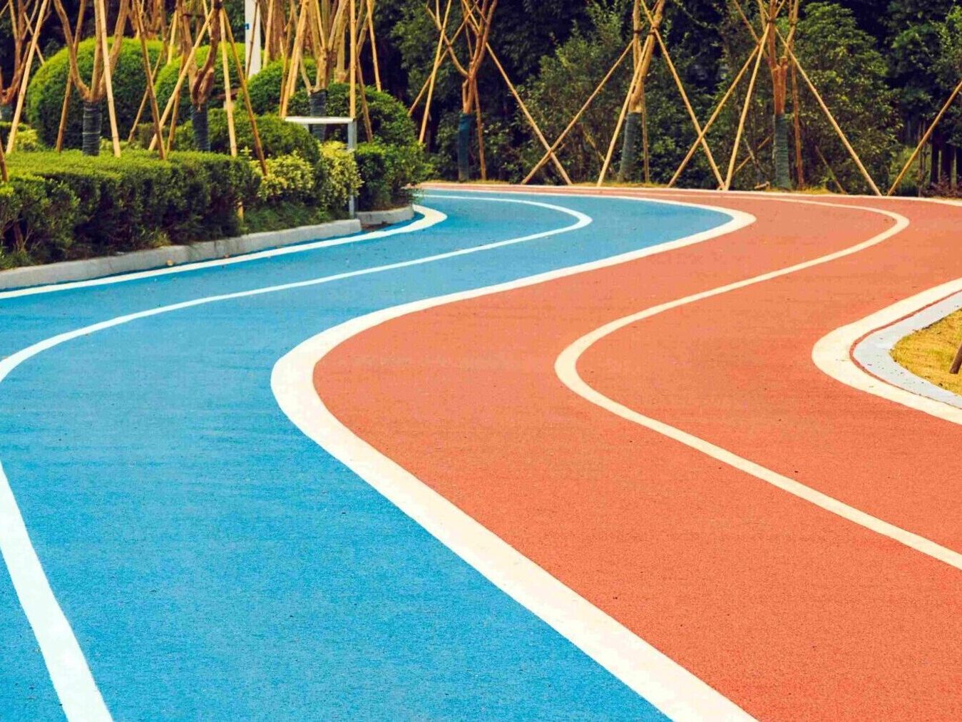 Prismo MMA high-friction surfacing road treatment