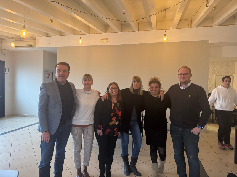 Prismo Owner James Moore with the Vernisol team