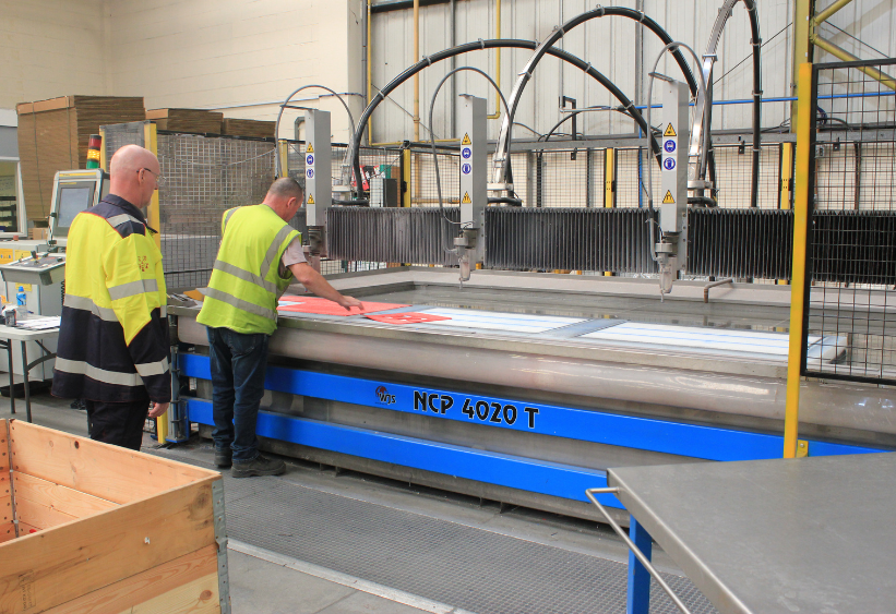 Quality control in the manufacturing plant at Prismo in Chorley