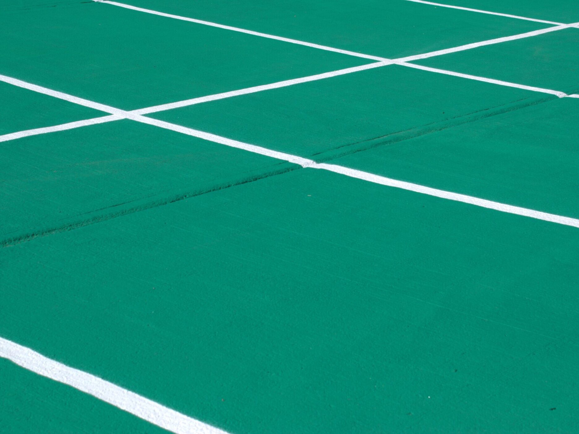 Prismo Epoxyline solvent based acrylic paint applied for car park markings.