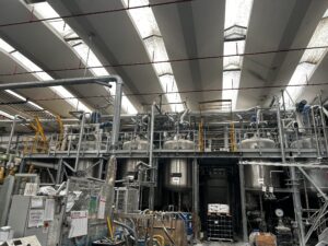 Wide view of the Vernisol production line during Innovation Days