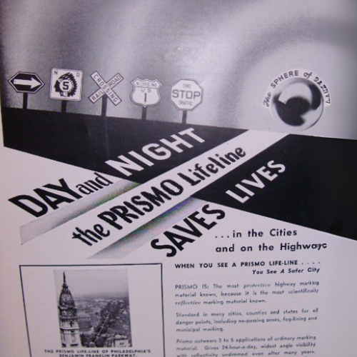 Vintage Prismo Lifelife advertisement from 1948
